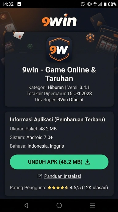 Panduan Unduh dan Instal APK 9win untuk Android