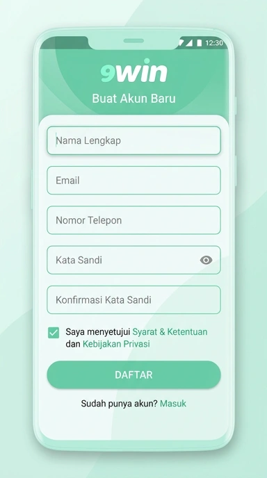 Buat Akun Baru 9win untuk Pengguna Android