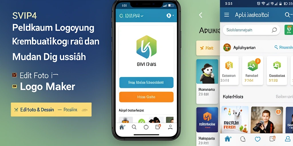 Antarmuka fungsional SVIP4 untuk membuat logo yang menarik.